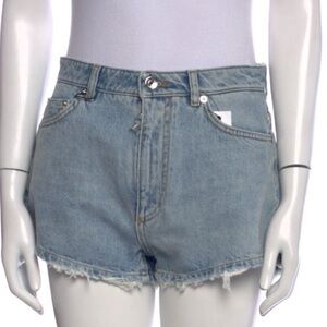 Dolce & Gabbana Light Wash Denim Mini Shorts 42 M New Tags Present
